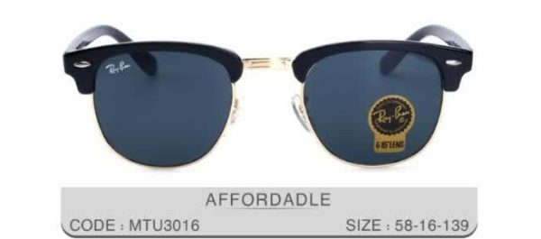 عینک افتابی فلزی یووی 6رنگ - عدسی گرد