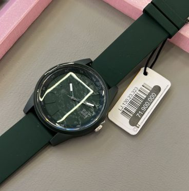 ساعت کاترپیلار امریکایی بند سیلیکونی سبز