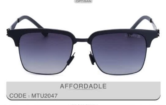 عینک افتابی فلزی یووی 6رنگ - عدسی مربعی گوشه دار