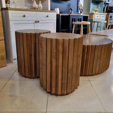 جلو مبلی عسلی دایره طرح خشت