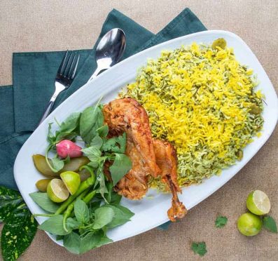 شویدپلو با مرغ