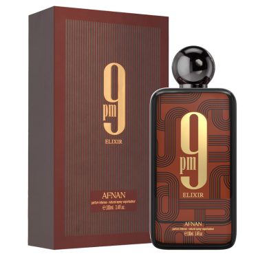 ادوپرفیوم افنان مدل 9pm Elixir با رایحه گرم حجم 100 میلی‌لیتر