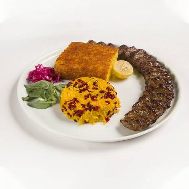 ته چین با کوبیده(غذای روز)