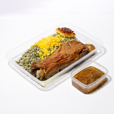 باقالی پلو با ماهیبچه(غذای روز)